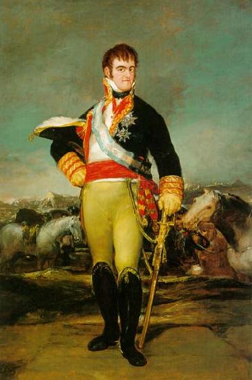 Francisco de Goya Portrait of Ferdinand VII of Spain oil painting image